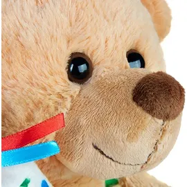 Brubaker Teddy Plüschbär mit Schulranzen und Schultüte zum Befüllen Bunt - 25 cm Teddybär für Einschulung Schulanfang Schule - Plüschteddy mit Rucksack - Kuscheltier Schmusetier Stofftier