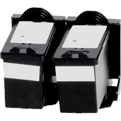 2 Ampertec Tinten ersetzt Lexmark 32  schwarz