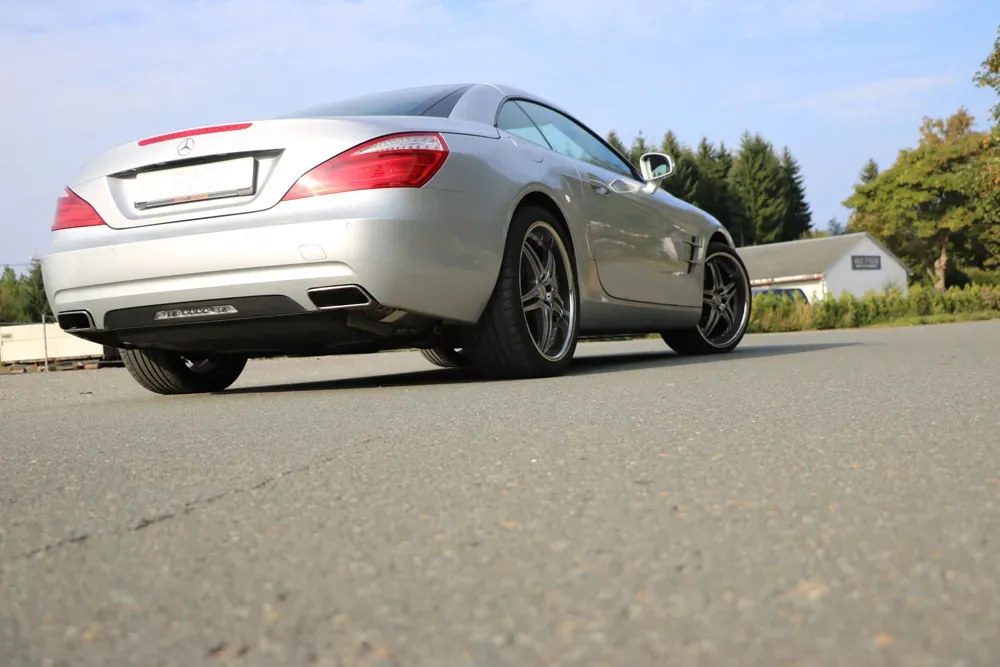 Fox Duplex Auspuff Sportauspuff für Mercedes SL R231 3,0 245kW 3,5l 225kW 4,7l