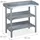 Relaxdays Pflanztisch Holz grau 86 x 92 x 42 cm