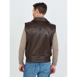 JCC Lederweste BigVest2 in dunkelbraun | Gr.: 46,