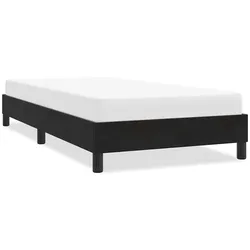 Bettgestell ohne Matratze Schwarz 90x210 cm Samt