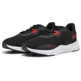 Puma Disperse XT 3 Knit Straßen-Laufschuh, Black white/for all time red 45