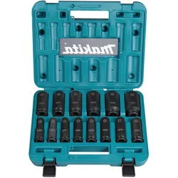 Makita IMPACT BLACK Schlagnuss-Set 14-teilig - 1/2 Zoll - Impact Black - E-16586