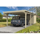 SKANHOLZ SKAN HOLZ Carport Emsland 404 x 846 cm mit Abstellraum