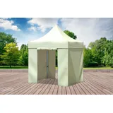 Faltpavillon Faltzelt Pavillon 2x2 Beige Gartenzelt Klappzelt Wasserdicht