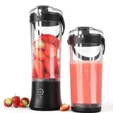 Tragbarer Elektrischer Mixer Und Zitruspresse, 500-ml-fruchtmixer, Mini-usb-wiederaufladbarer Mixer, Multifunktionale Zitruspresse.