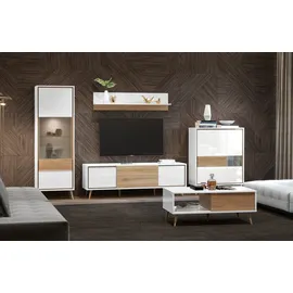 OTTO home Vitrine Vida 195 x 64 x 40 cm Weiß