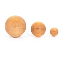 rollholz Massagegerät, Kugel Set Erle