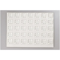 TOOLCRAFT 2127C70-C Gerätefuß selbstklebend, quadratisch Transparent (Ø x H)