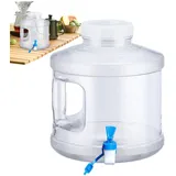 lencyotool Tragbarer Wassertank, großer Wasserbehälter,7,5 l tragbarer Wasserkanister mit Auslauf | Wassertank mit Schraubdeckel, lebensmittelechter Outdoor-Trinkwasserspender für Picknick, Camping