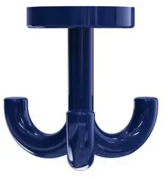 Hewi 477 Haken 477.90.05050 3-fach, drehbar, stahlblau