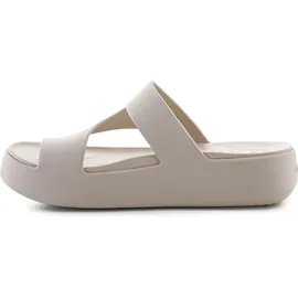 Crocs Getaway Platform Toe Loop Badesandalen Sandstone 39-40