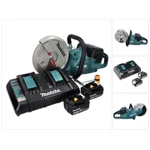 Makita DCE 090 PM2X1 inkl. 2 x 4,0 Ah + Doppelladegerät