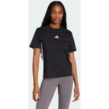 adidas Essentials 3-Streifen Cotton Kurzarm-T-Shirt Black / White 2 L