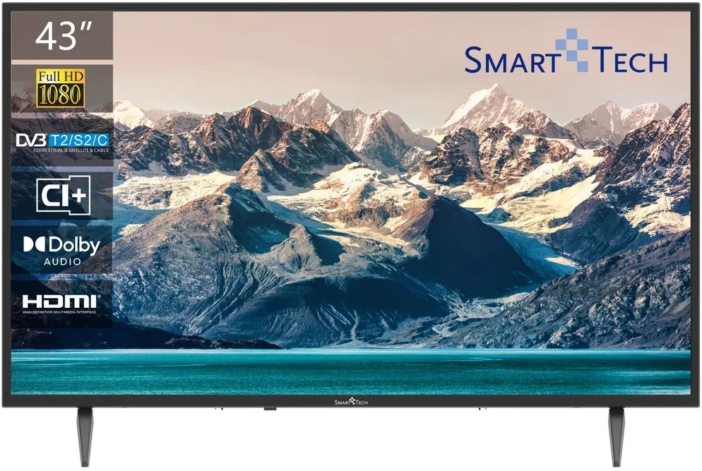 Smart Tech 43Zoll FHD LED Fernserher Non-Smart TV 43FN10T2