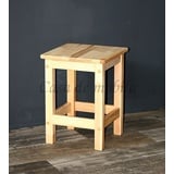 Massivholz Nachttisch Kernbuche geölt Sitz-hocker Blumentisch Holz Beistelltisch