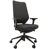 FM Helmets fm Bürostuhl Asiento, 4260761570891 Stoff schwarz, Gestell schwarz