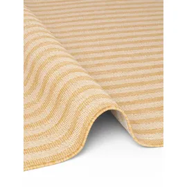 Ted Baker Linley Wendeteppich", ocker weiß, B:200cm H:8mm L:300cm, Polypropylen, Teppiche, Teppich, Designteppich, Wetterfest, Pflegeleicht, Modern, Wohnzimmer, Terrasse