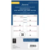 Filofax Kalender Personal Prof.1 Woche auf 2 Seiten (deutsch)2026