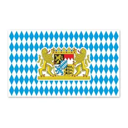 Fahne Oktoberfest 90 x 150 cm mit Wappen