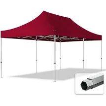 TOOLPORT Faltpavillon 3 x 6 m inkl. Seitenteile Rot