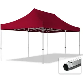 TOOLPORT Faltpavillon 3 x 6 m inkl. Seitenteile Rot