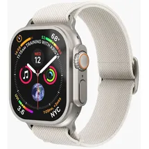 VONMÄHLEN Classic Nylon Loop Armband Apple Watch 40 / 41 / 42 mm, (Cremefarben)