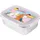 UNITED LABELS Bibi & Tina Brotdose 20x14,5x6,5 cm, Edelstahl, BFF Pferde Lunchbox auslaufsicher, Brotbox mit Deckel