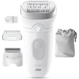 Braun Silk-épil 7 SE7-030 Weiß/Silber