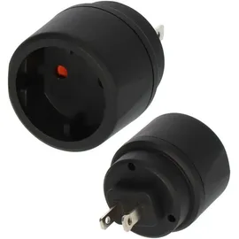 Brennenstuhl Reiseadapter 0 m Schwarz 3 St.