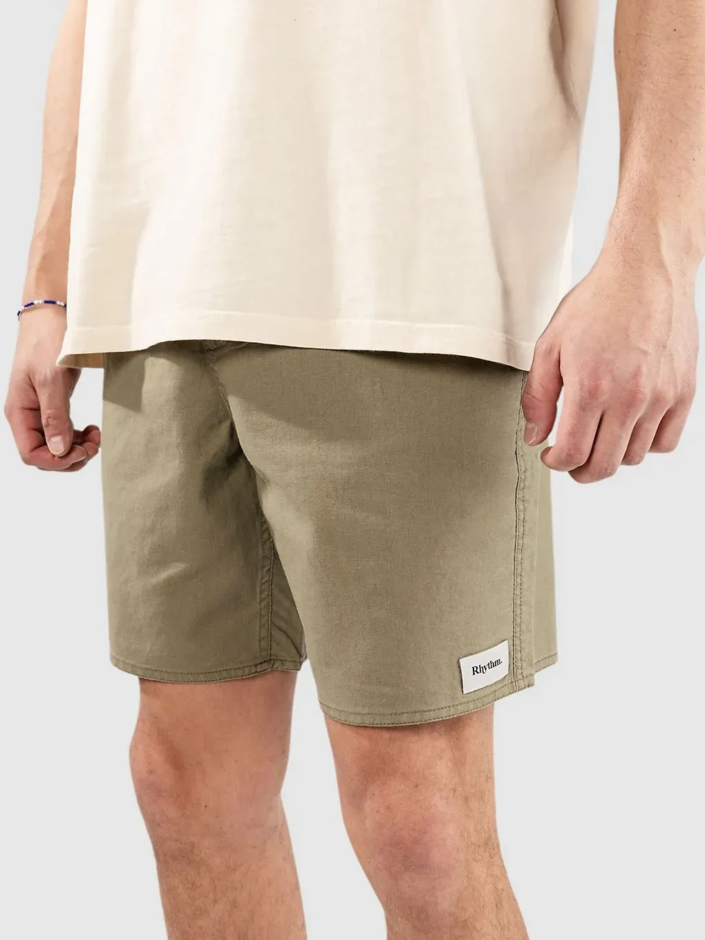 Rhythm Classic Linen Jam Shorts olive Gr. 30