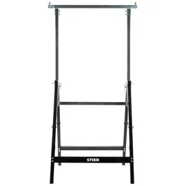 Stier Arbeitsbock Stahl 82 - 130 cm schwarz