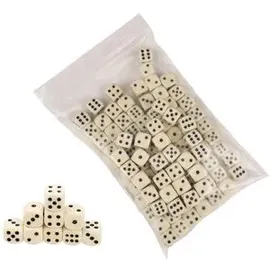 Philos Würfel elfenbein 100er Pack (7381)