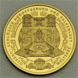 Goldmünze 100 Euro Augustusburg 2018 Unesco-Weltkulturerbe (Deutschland)