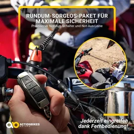 ACTIONBIKES MOTORS - Benzin-Kinderquad S-10 ATV Midi Pocket Quad für Kinder 125 ccm Halbautomatik