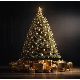 Kaemingk 16 Christbaumkugeln Glas 8cm Gold