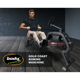 Body Coach Wasser-Rudergerät Gold Coast Rower Ruderzugmaschine Wasser-Bremssystem