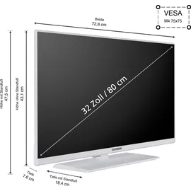 Telefunken XF32N750M-W 32" LED Full HD TV weiß