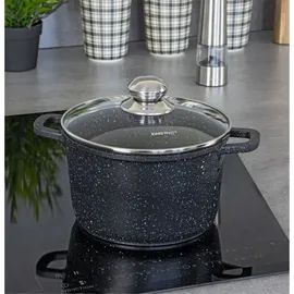 Kinghoff Marmorierter Kochtopf 10L 28 cm rund