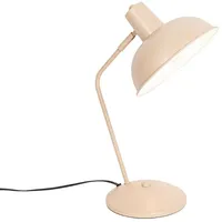QAZQA Retro-Tischlampe beige - Milou