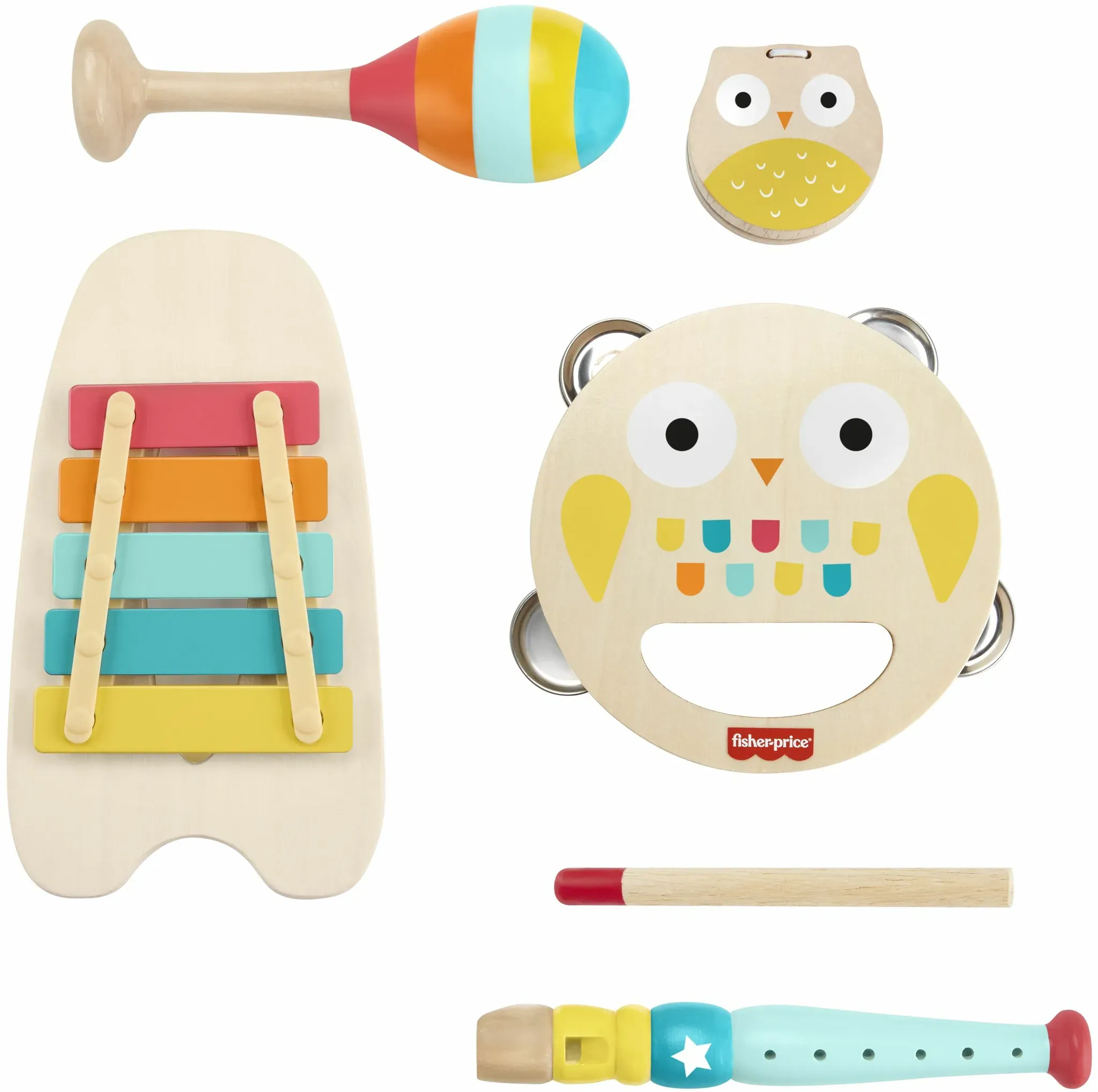 Fisher-Price HXT90, Musikalisches Spielzeug, Kastagnetten, Maracas, Rekorder, Ta