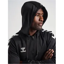 hummel Core XK Poly Zip Hood Sweat - Schwarz M