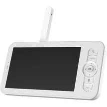 ARENTI 4MP Wi-Fi Video Baby Monitor Kit with LCD Screen / Grau/Weiß