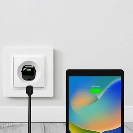 PURO MiniPro 20W USB-C Wall Charger - GaN technology, schwarz