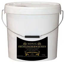 BIENEN SCHMIDT 25 kg Eimer lebensmittelecht Original Deutscher Honig Sommerblütenhonig