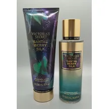 Victoria's Secret Victoria's Secret: Santal Berry Silk - Bodylotion 236ml + Körperspray 250ml -Set