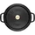 Staub Cocotte 18 cm rund schwarz