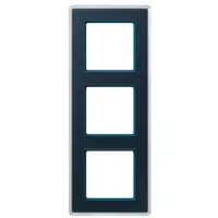 Jung AV583GLMNB Glasrahmen 3fach, nachtblau