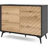 masseno DIAMANTE 104 x 77 x 39 cm Schwarz